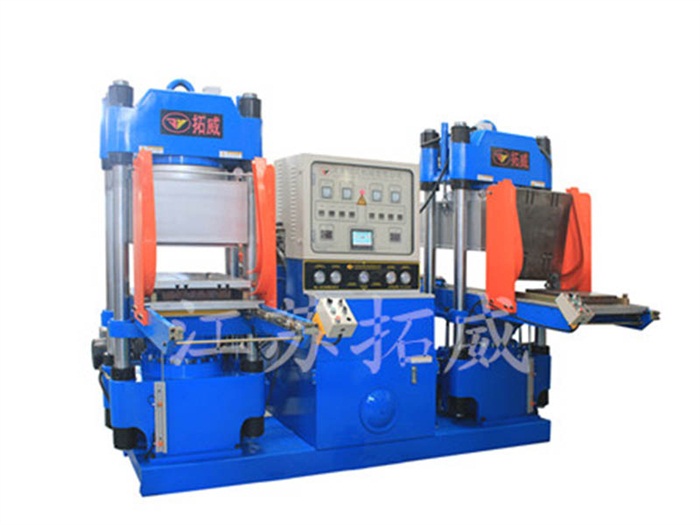  250T全自動真空硫化機新型軌道開模